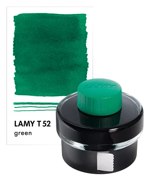 Green T52 Fountain Pen Ink - Odd Nodd Art Supply