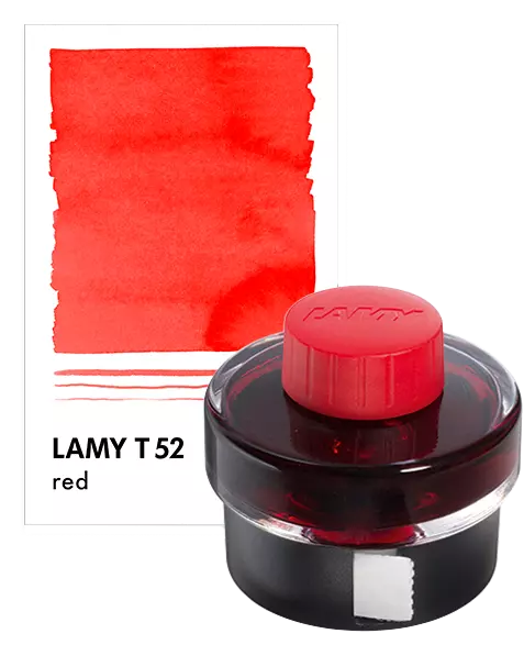 Red T52 Fountain Pen Ink - Odd Nodd Art Supply