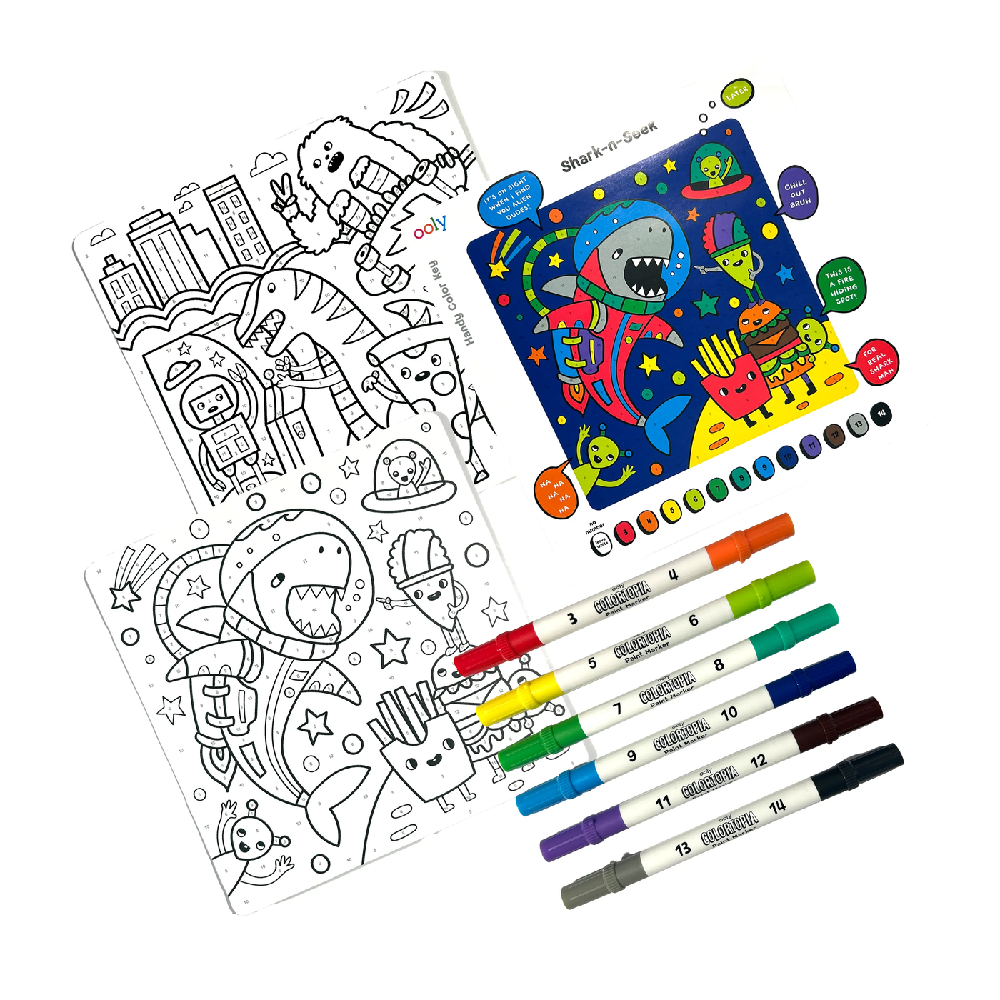 Colortopia Color by Number Paint Marker Kit - Odd Nodd Art Supply