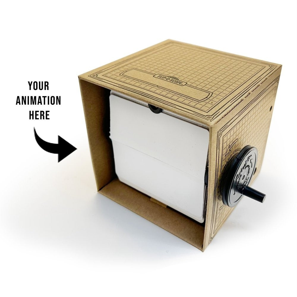 Fliposcope - DIY Maker Edition, blank where you add your own animation