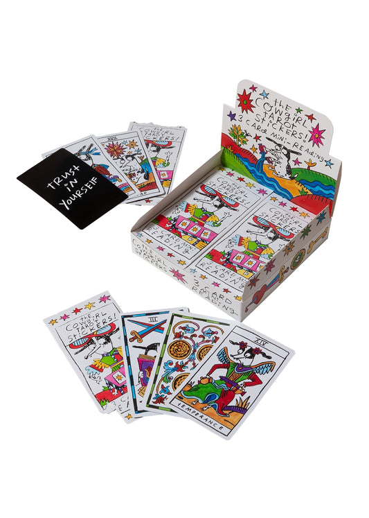Cowgirl Tarot Stickers Mystery Pack