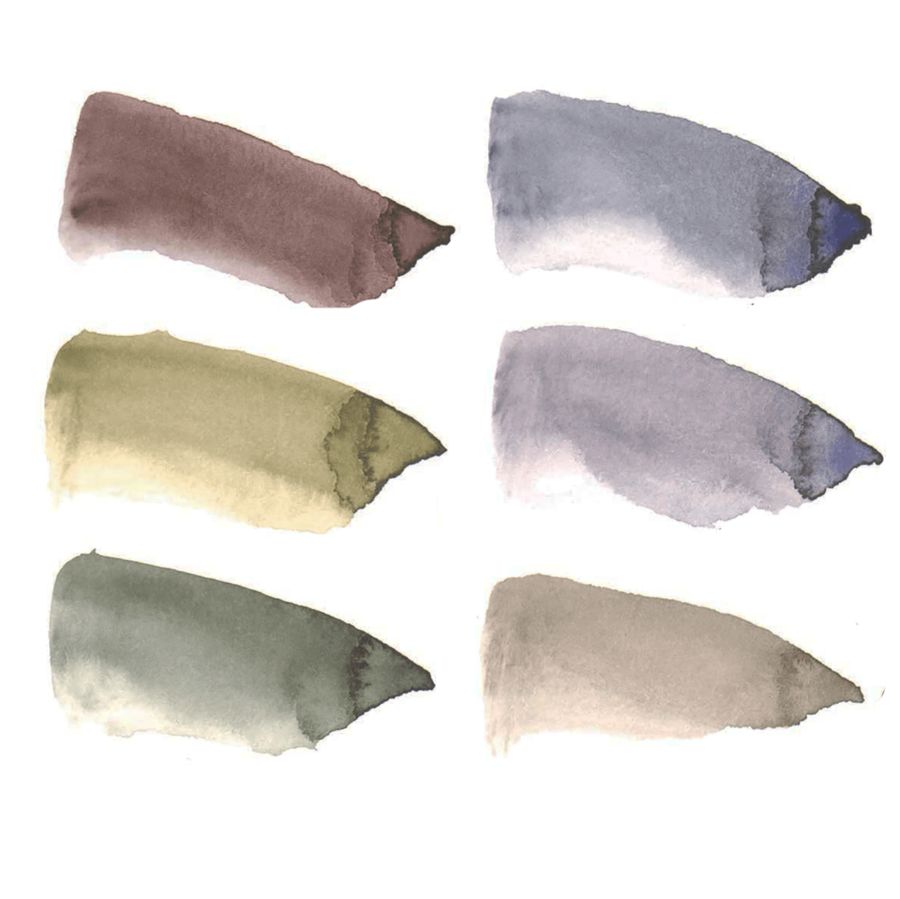Boku-Undo Sumi-e Watercolor Set Muted - Odd Nodd Art Supply