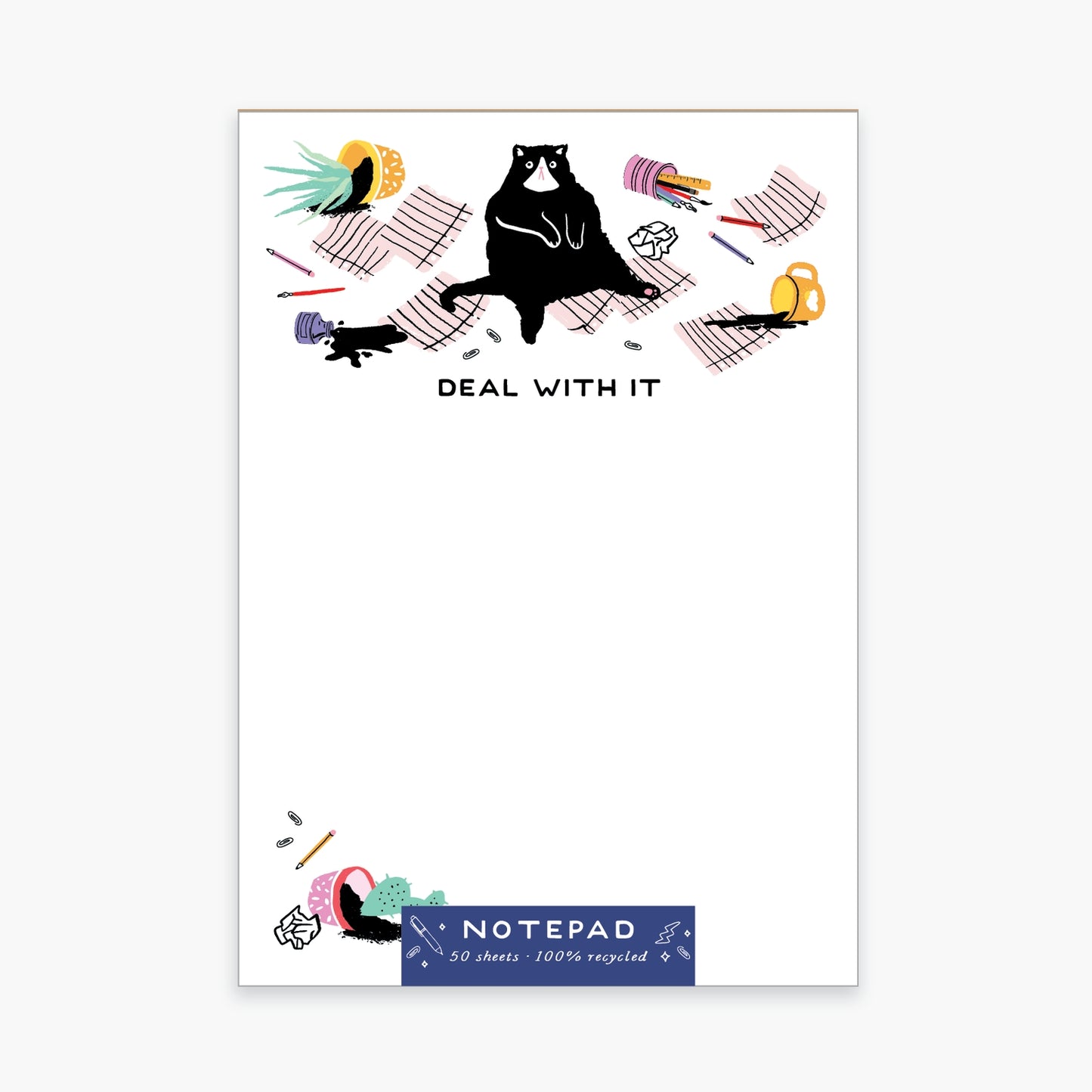 Cat Deal With It Notepads - Odd Nodd Art Supply