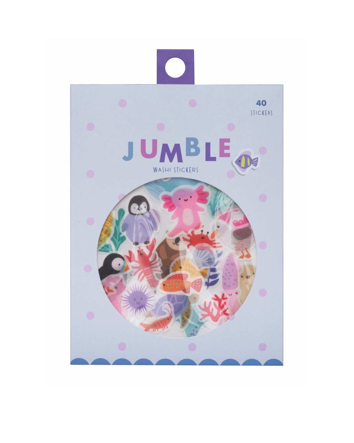 Ocean Wonders Jumble Washi Stickers - Odd Nodd Art Supply