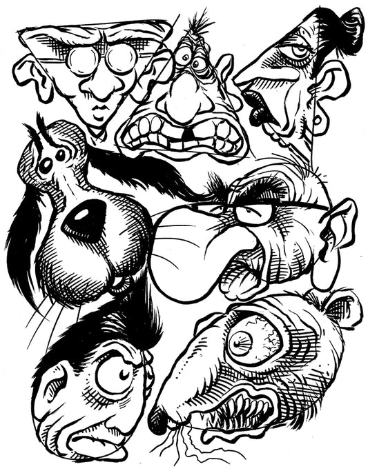Cartooning: Head Shapes & Expressions with Dennis Preston