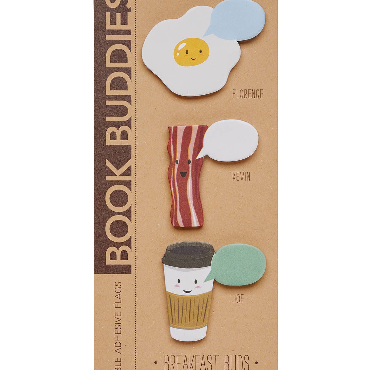 Breakfast Buds Book Buddies Adhesive Note Flags - Odd Nodd Art Supply