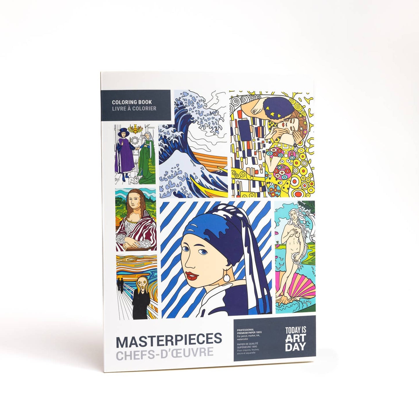 Masterpieces Art Themed Coloring Books - Odd Nodd Art Supply