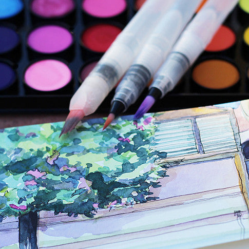 Niji Waterbrushes - Odd Nodd Art Supply