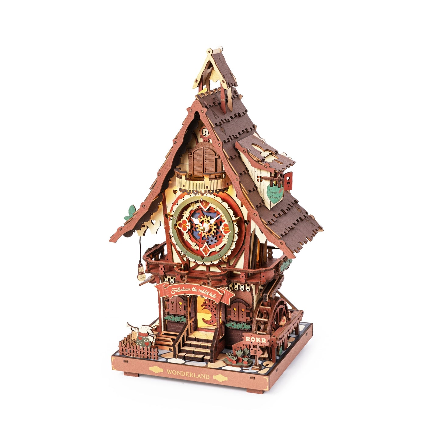 3D Wooden Puzzle: Cuckoo Clock
