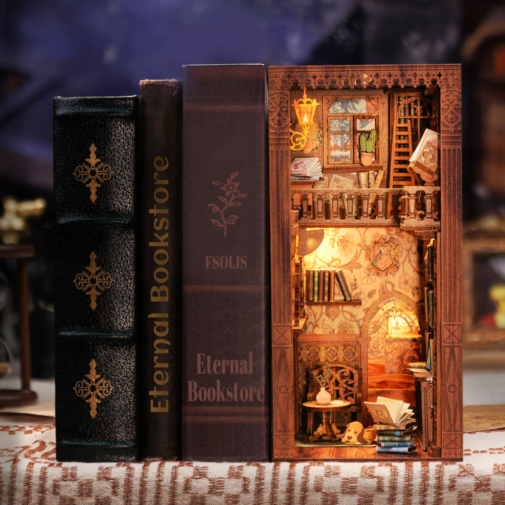 Eternal Bookstore DIY Miniature Book Nook Kits - Odd Nodd Art Supply