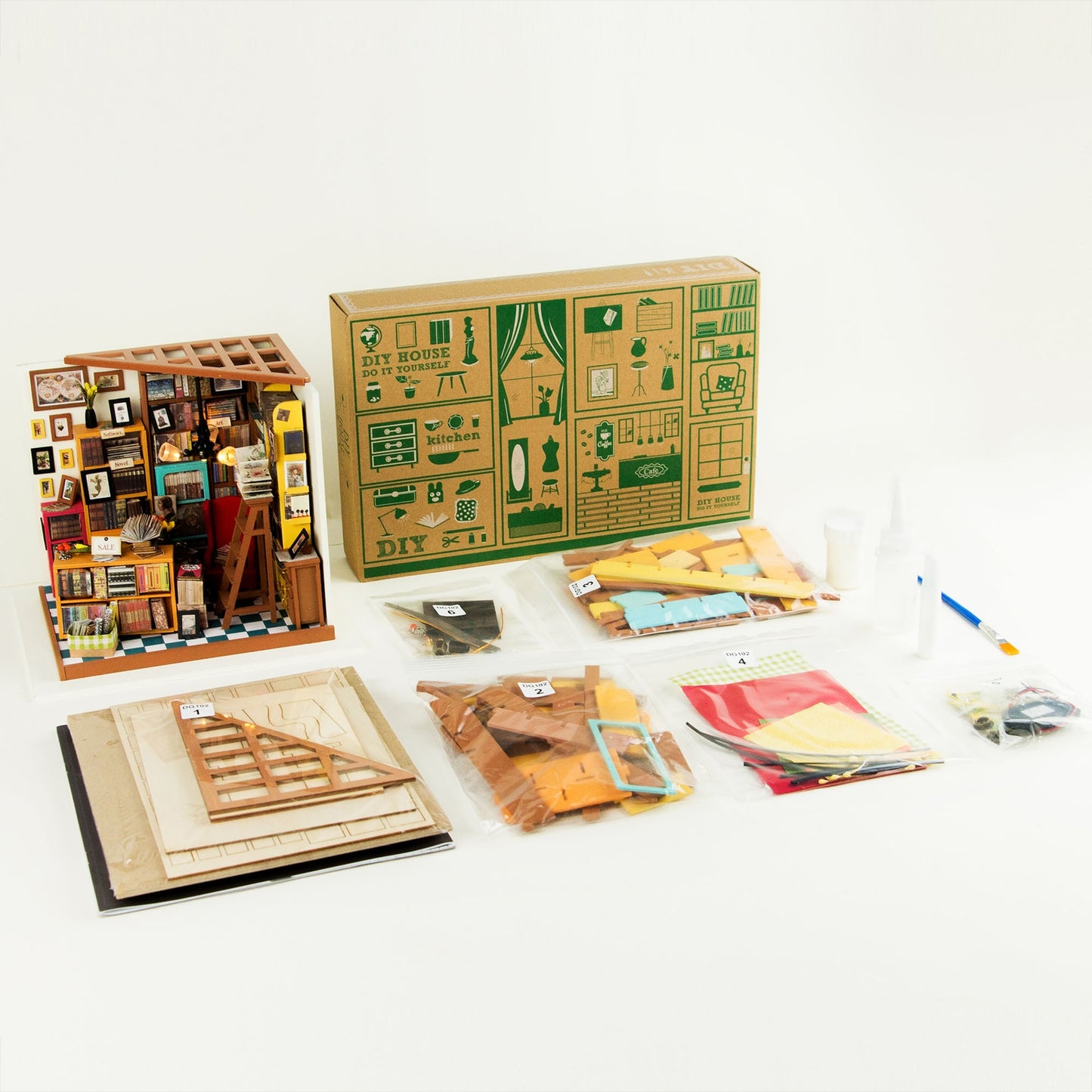 DIY Miniature House Kits - Odd Nodd Art Supply