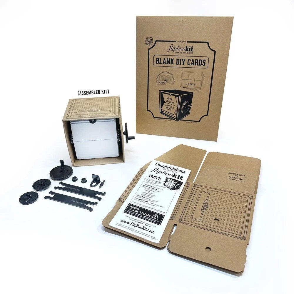 Fliposcope - DIY Maker Edition, all parts & materials included in kit