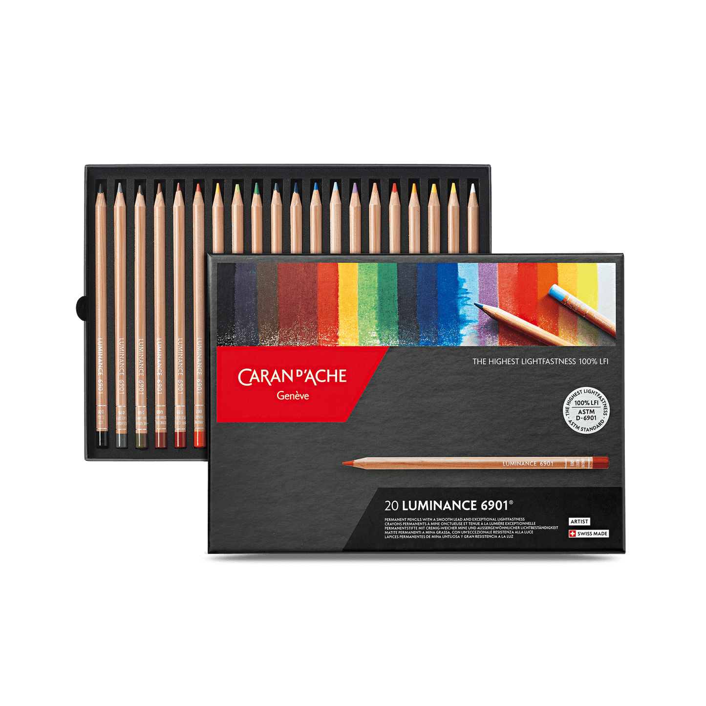 Caran D'Ache Luminance 6901 Colored Pencil Sets - Odd Nodd Art Supply