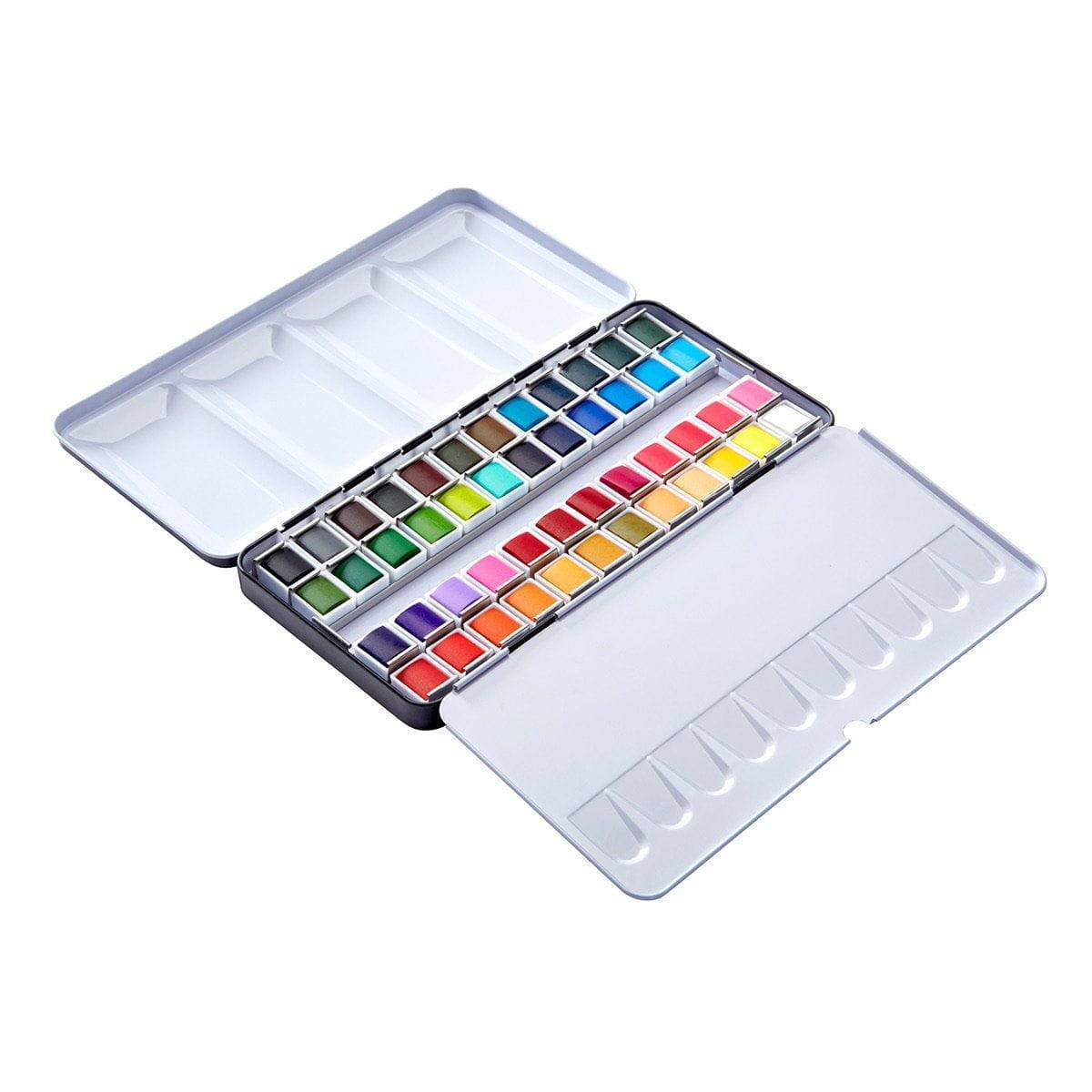 Watercolor Half-Pans 48 Color Tin Set