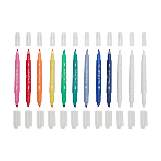 Stamp-A-Doodle Double-Ended Marker Set - Odd Nodd Art Supply