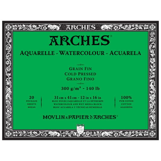 12x16 Cold Press Arches Watercolor Blocks