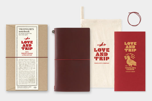 Traveler's Notebook Love and Trip Limited Edition - Odd Nodd Art Supply