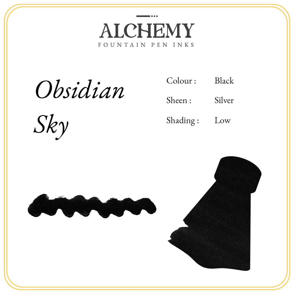 Obsidian Sky Endless Alchemy Fountain Pen Inks - Odd Nodd Art Supply