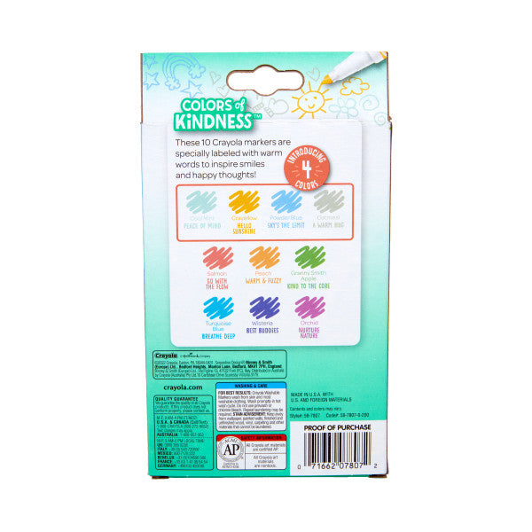 Colors of Kindness Washable Marker Set - Odd Nodd Art Supply