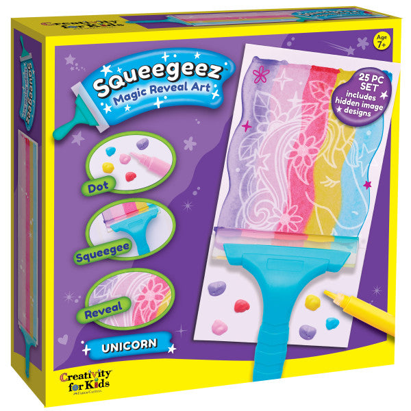 Unicorn Squeegeez Magic Reveal Art - Odd Nodd Art Supply