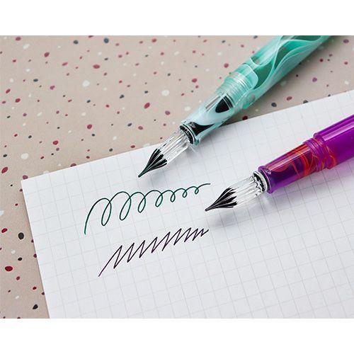 Guitar Glass Dip Pen Aurora with Cap - Odd Nodd Art Supply