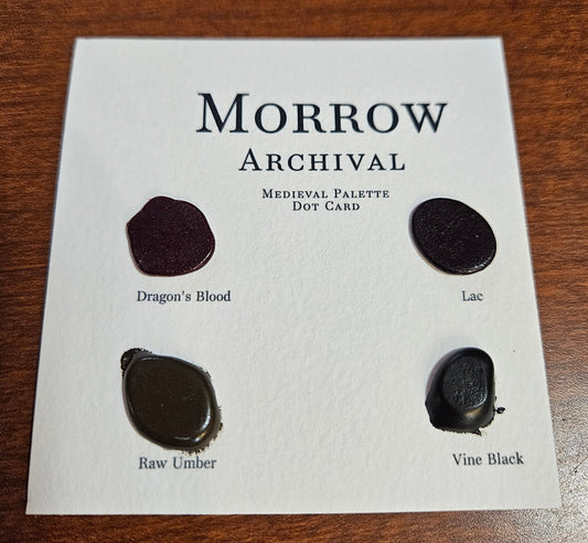 Medieval Morrow Archival Watercolor Dot Cards - Odd Nodd Art Supply