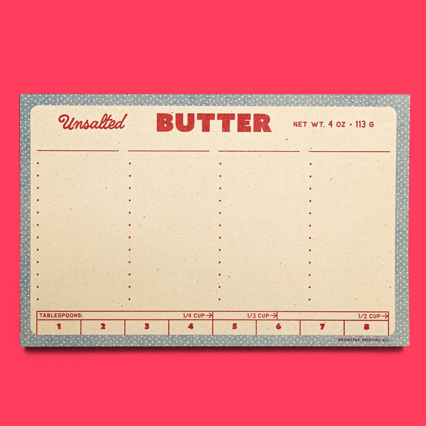 Risograph Notepad - Pad of Butter