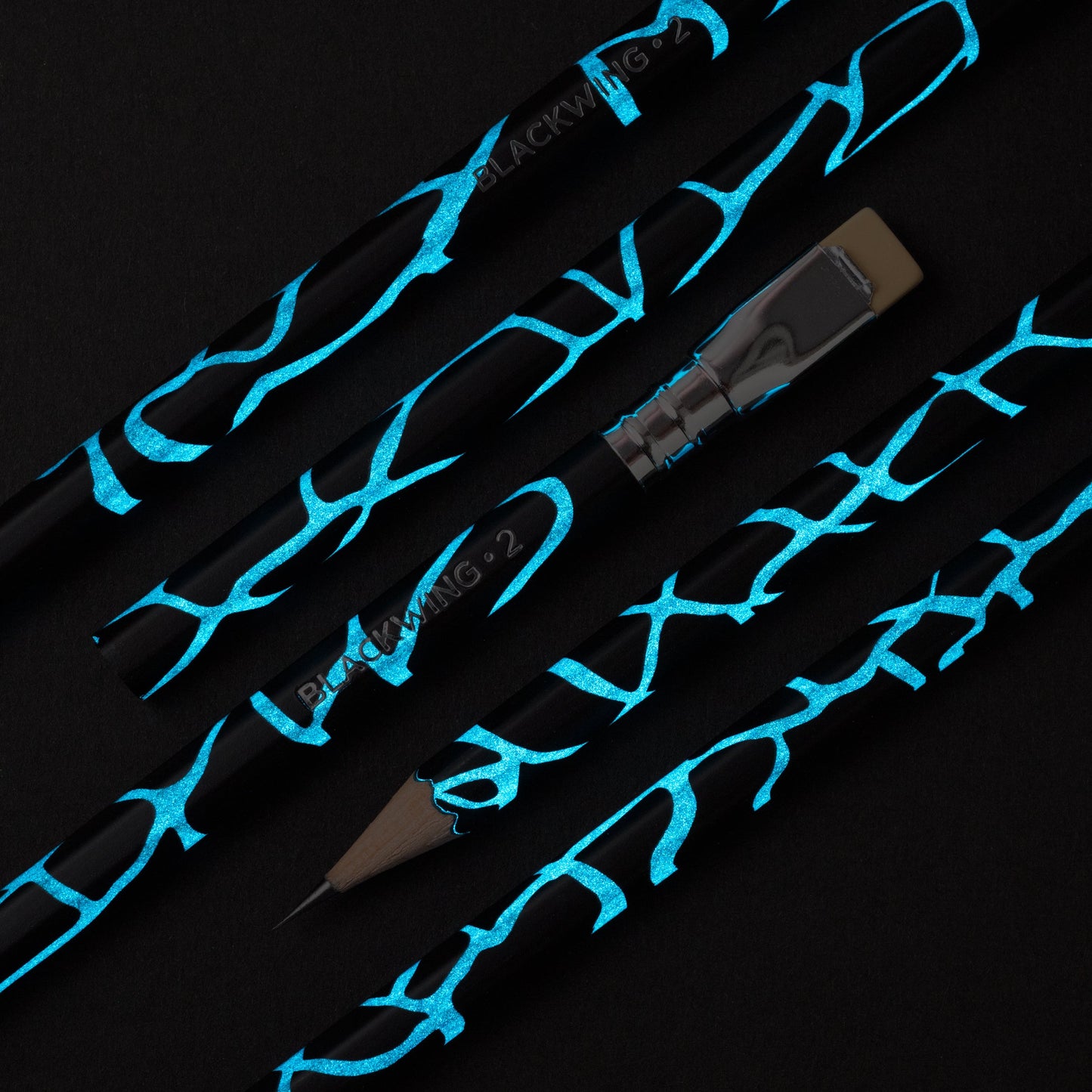 Blackwing Volumes #2 Pencils (Set of 12) - Cracked Glow-In-The-Dark