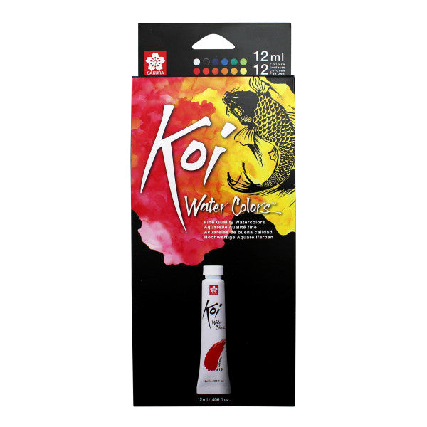 Koi Tube Watercolor Sets