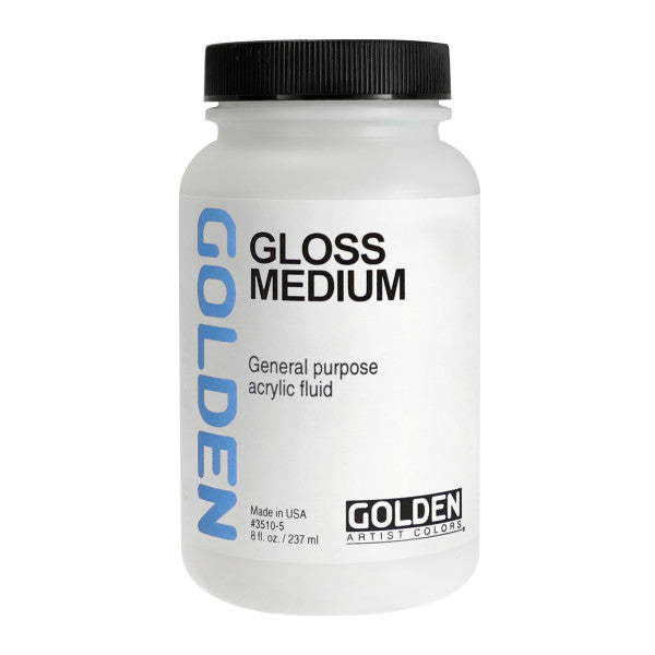 Gloss Acrylic Mediums 8 oz - Odd Nodd Art Supply