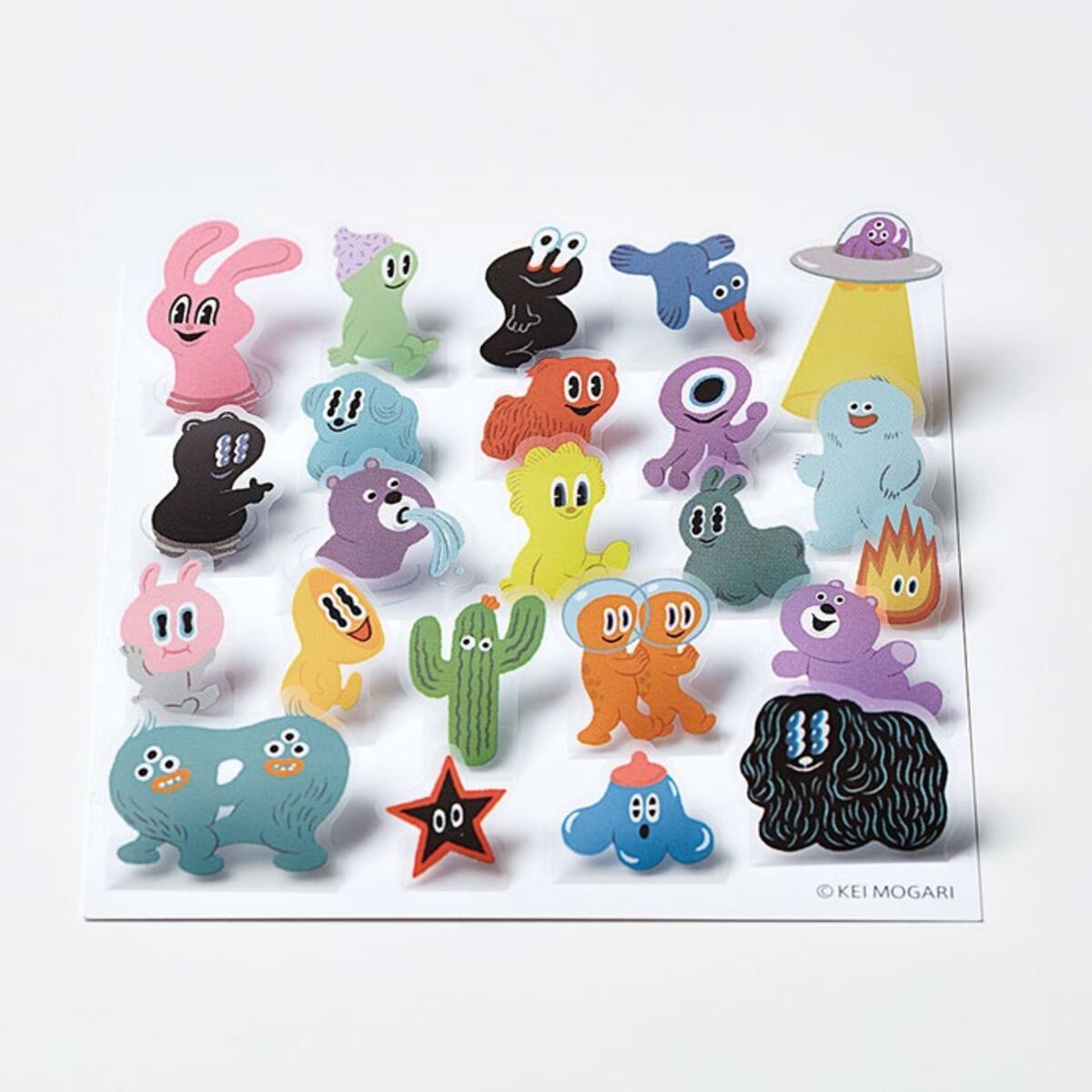Aliens King Jim Pop-up 3D Stickers - Odd Nodd Art Supply
