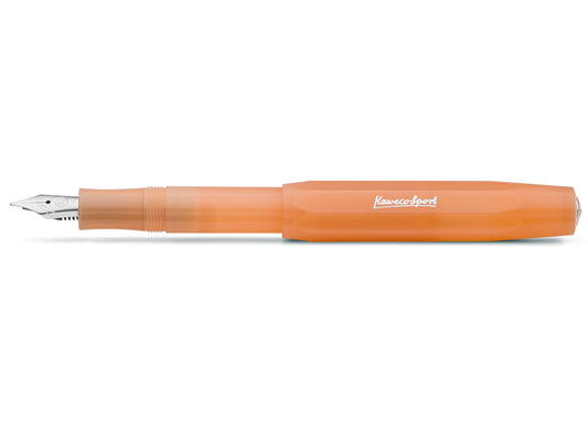 Kaweco Frosted Sport Fountain Pen Mandarin - Odd Nodd Art Supply