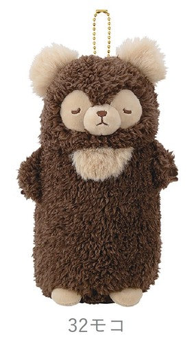 Brown Moko Friends Standing Bear Pen Pouch Case - Odd Nodd Art Supply