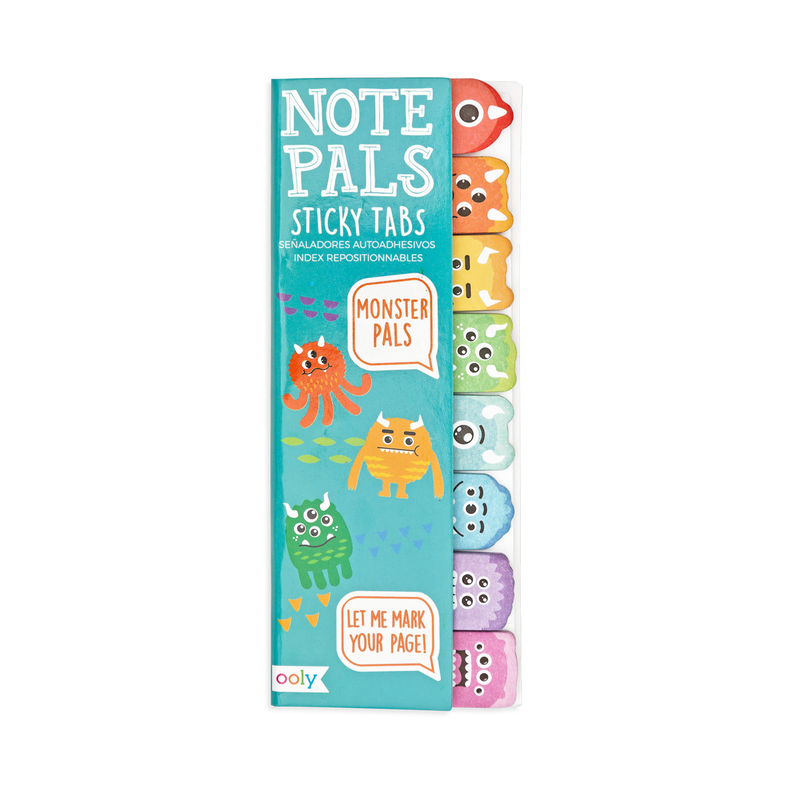 Monster Pals Note Pals Sticky Tabs - Odd Nodd Art Supply