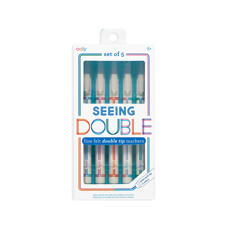 Seeing Double Fine Double Tip Markers Set - Odd Nodd Art Supply