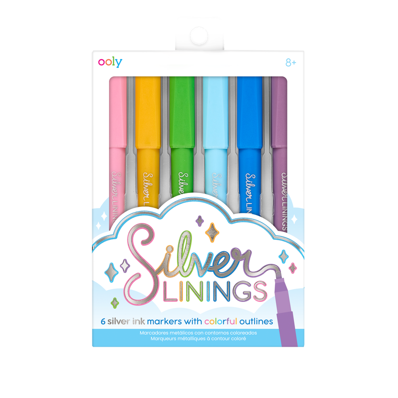 Silver Linings Outline Markers - Odd Nodd Art Supply