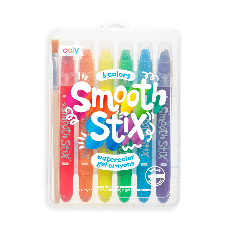 6 set Smooth Stix Watercolor Gel Crayon Sets - Odd Nodd Art Supply