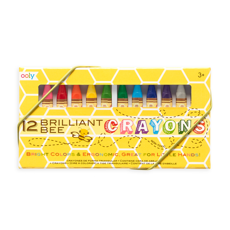Brilliant Bees Crayons 12 Set - Odd Nodd Art Supply