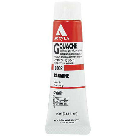 Acryla Gouache 20ml Metallic / Luminous