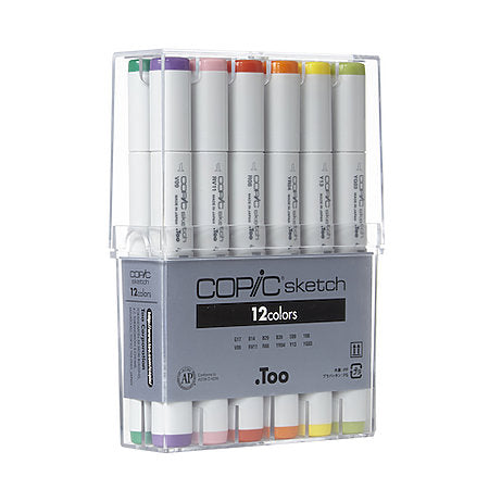 Copic Sketch Markers Bold Primaries Set