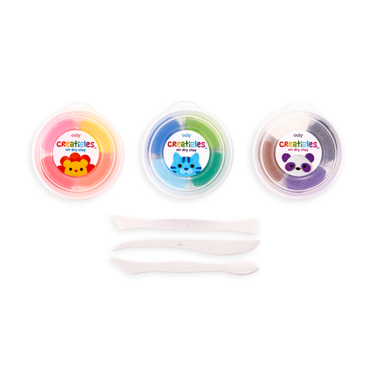 Creatibles DIY Air Dry Clay Kit Tools - Odd Nodd Art Supply