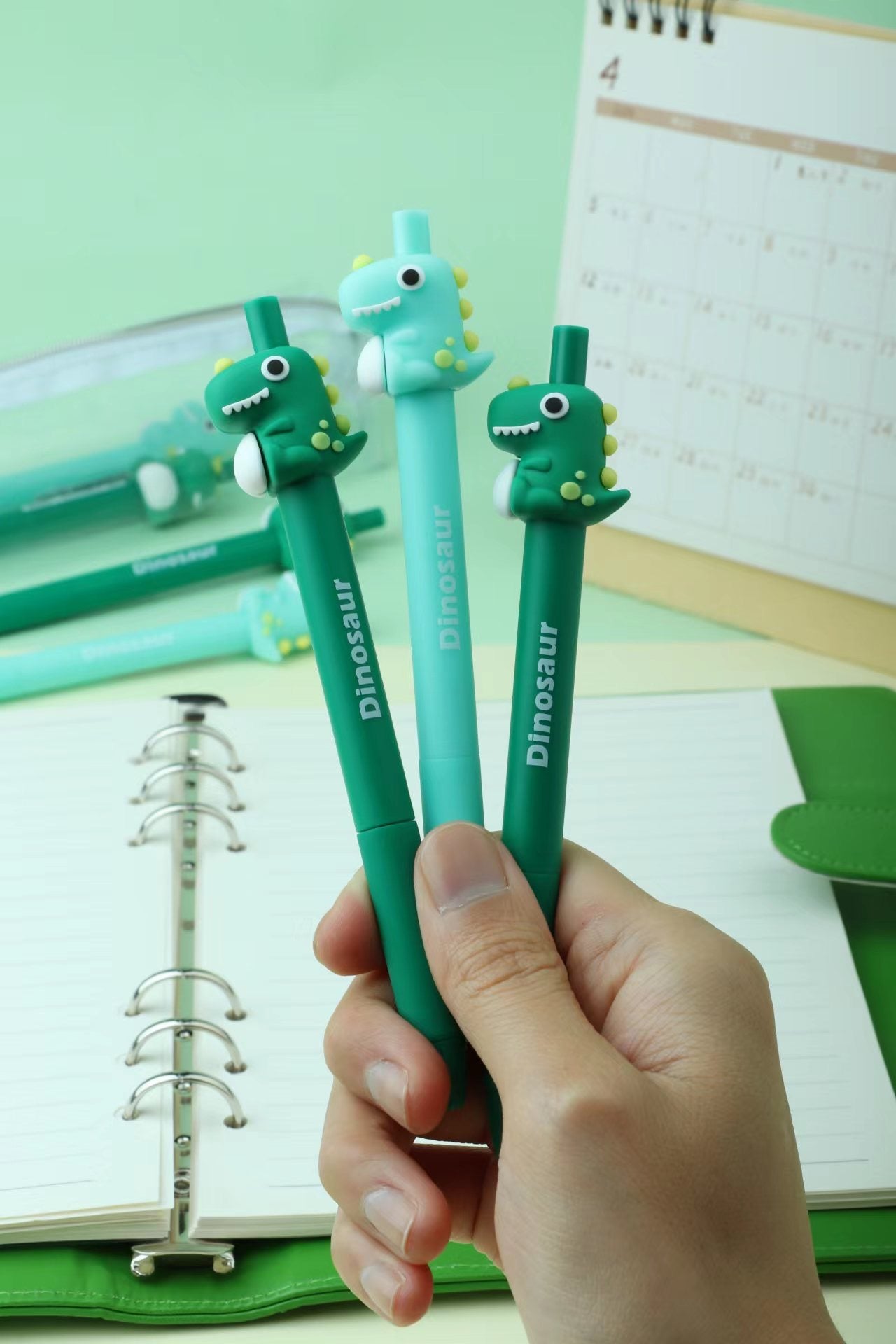 Dinosaur Retractable Gel Pen - Odd Nodd Art Supply