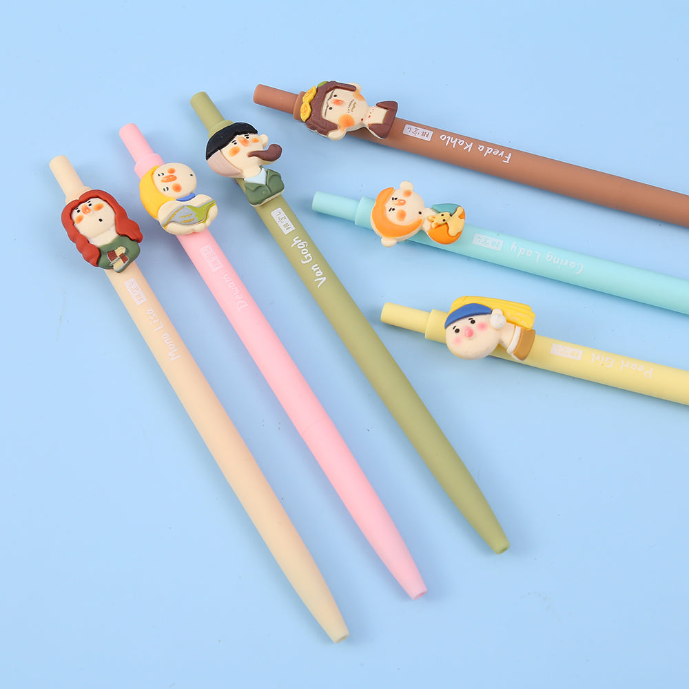 Famous Art Paintings Retractable Gel Pen - Odd Nodd Art Supply