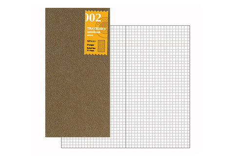 Grid Traveler's Company Regular Sized Notebooks and Refills - Odd Nodd Art Supply