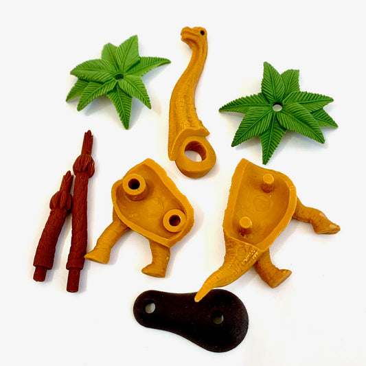 Disassembled Iwako Dinosaur Puzzle Erasers Blister Pack - Odd Nodd Art Supply