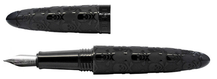 Classic Black Skull Fountain Pen