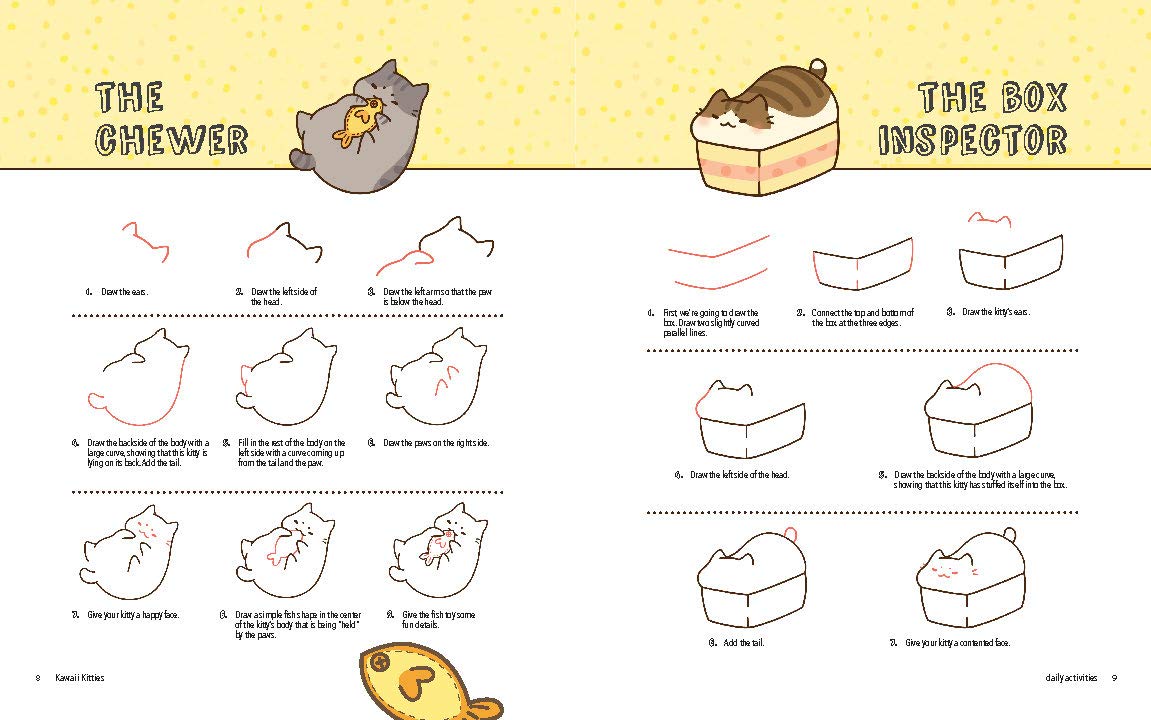 Kawaii Kitties: Learn How to Draw 75 Cats in All Their Glory