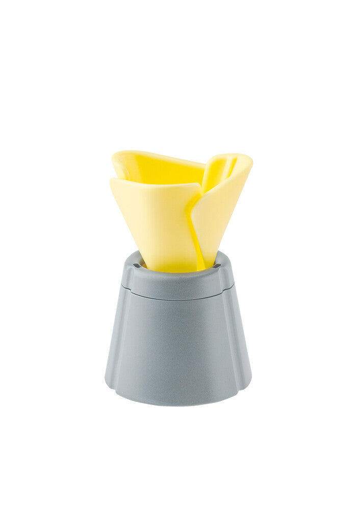Yellow Lihit Labs Single Pen Holder Folding Stand - Odd Nodd Art Supply