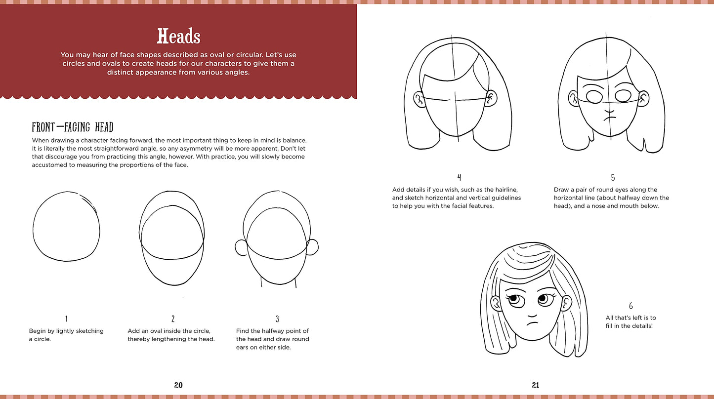 Cartooning Made Easy: Circle, Triangle, Square: Draw Unique Cartoon Characters Using Simple Geometric Shapes