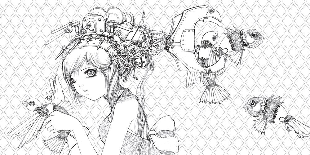 Camilla d'Errico Pop Manga Coloring Books - Odd Nodd Art Supply